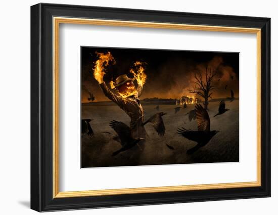 Jack-o\&#039;-Scarecrow-Christophe Kiciak-Framed Photographic Print