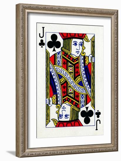 Jack of Clubs from a deck of Goodall & Son Ltd. playing cards, c1940-Unknown-Framed Giclee Print