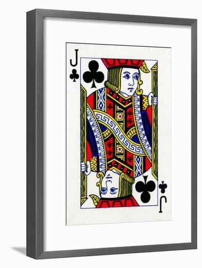 Jack of Clubs from a deck of Goodall & Son Ltd. playing cards, c1940-Unknown-Framed Giclee Print