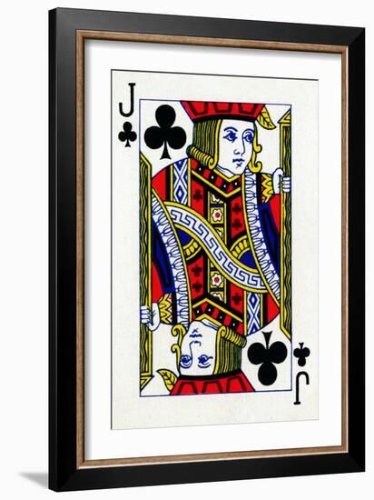 Jack of Clubs from a deck of Goodall & Son Ltd. playing cards, c1940-Unknown-Framed Giclee Print