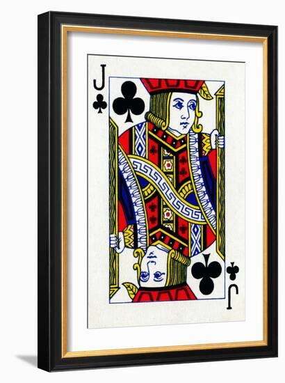 Jack of Clubs from a deck of Goodall & Son Ltd. playing cards, c1940-Unknown-Framed Giclee Print