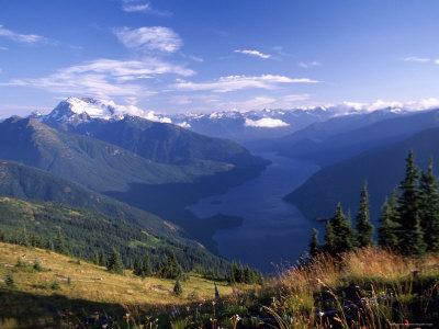 Jack Peak And Ross Lake From Near Desolation Peak Fire Lookout