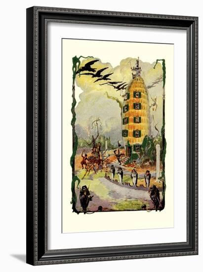 Jack Pumpkin's House of Corn-John R. Neill-Framed Art Print