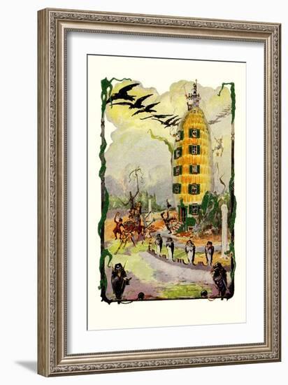 Jack Pumpkin's House of Corn-John R. Neill-Framed Art Print