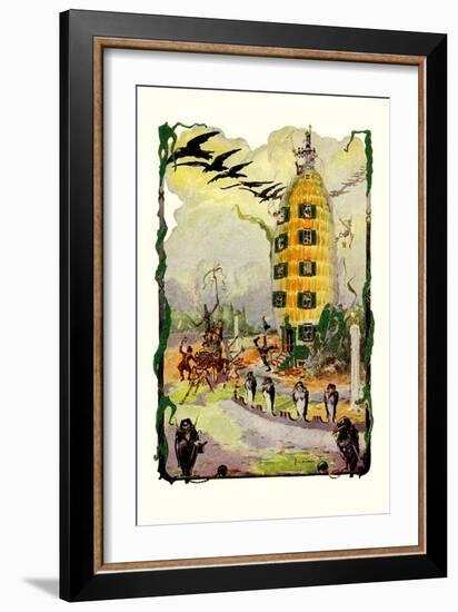 Jack Pumpkin's House of Corn-John R. Neill-Framed Art Print