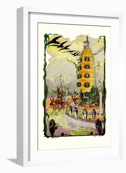 Jack Pumpkin's House of Corn-John R. Neill-Framed Art Print