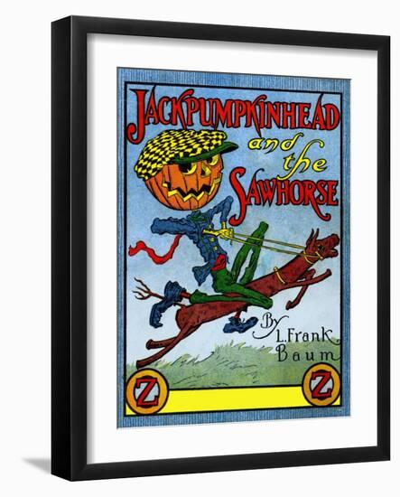 Jack Pumpkinhead and the Sawhorse-John R. Neil-Framed Art Print