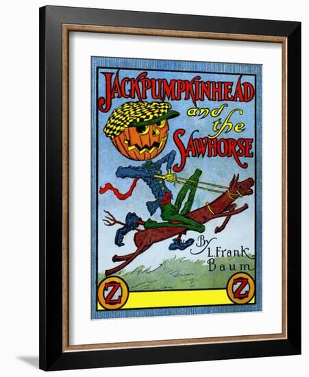 Jack Pumpkinhead and the Sawhorse-John R. Neil-Framed Art Print