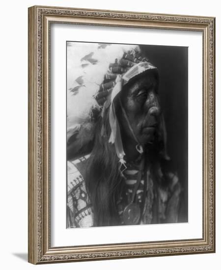 Jack Red Cloud Ogalala Indian Portrait Curtis Photograph-Lantern Press-Framed Art Print