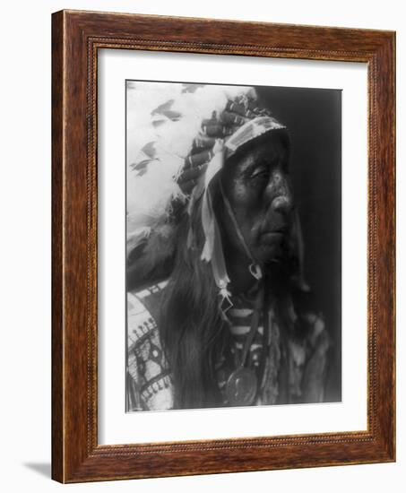 Jack Red Cloud Ogalala Indian Portrait Curtis Photograph-Lantern Press-Framed Art Print