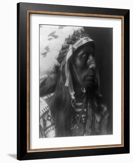 Jack Red Cloud Ogalala Indian Portrait Curtis Photograph-Lantern Press-Framed Art Print