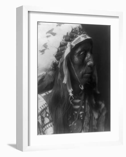 Jack Red Cloud Ogalala Indian Portrait Curtis Photograph-Lantern Press-Framed Art Print