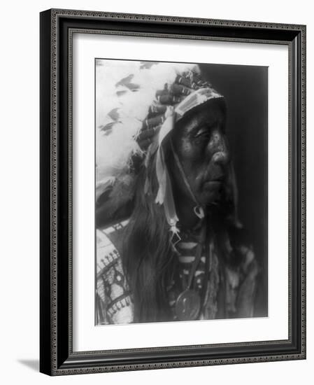 Jack Red Cloud Ogalala Indian Portrait Curtis Photograph-Lantern Press-Framed Art Print