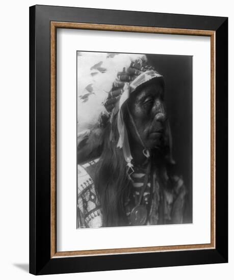 Jack Red Cloud Ogalala Indian Portrait Curtis Photograph-Lantern Press-Framed Art Print