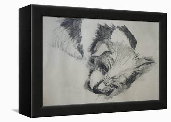 Jack Russel, 2015-Lou Gibbs-Framed Premier Image Canvas