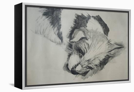 Jack Russel, 2015-Lou Gibbs-Framed Premier Image Canvas