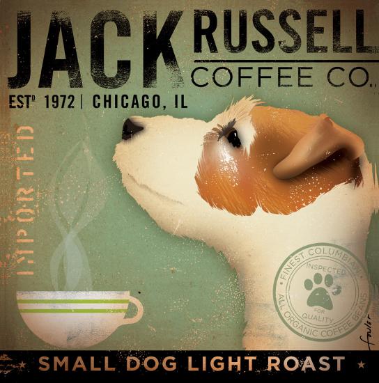 Jack Russel Coffee Co.-Stephen Fowler-Framed Print Mount