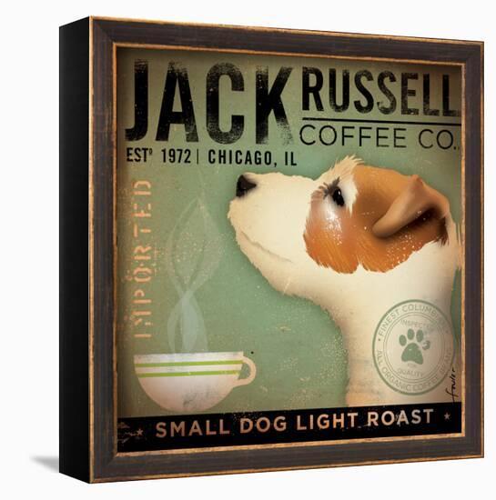 Jack Russel Coffee Co.-Stephen Fowler-Framed Art Print