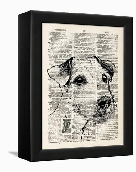 Jack Russel-Tina Carlson-Framed Stretched Canvas