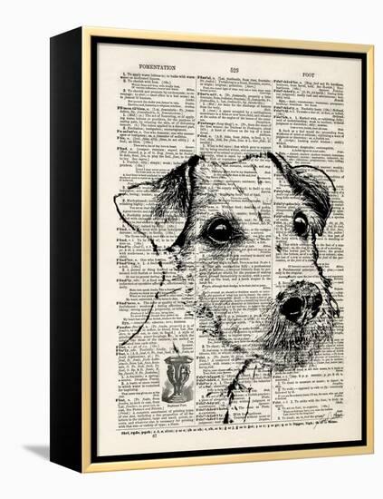 Jack Russel-Tina Carlson-Framed Stretched Canvas