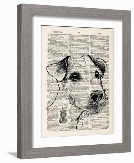 Jack Russel-Tina Carlson-Framed Art Print