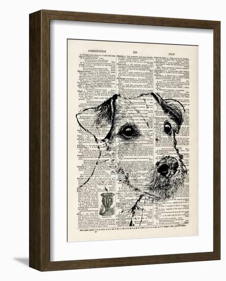 Jack Russel-Tina Carlson-Framed Art Print