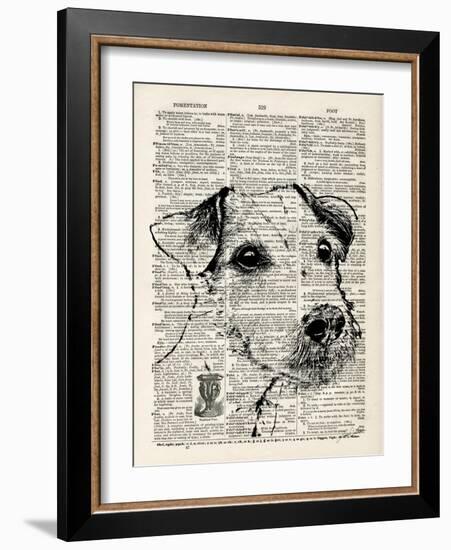 Jack Russel-Tina Carlson-Framed Art Print