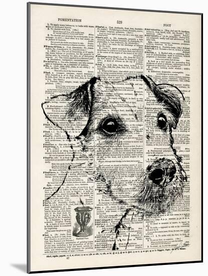 Jack Russel-Tina Carlson-Mounted Art Print