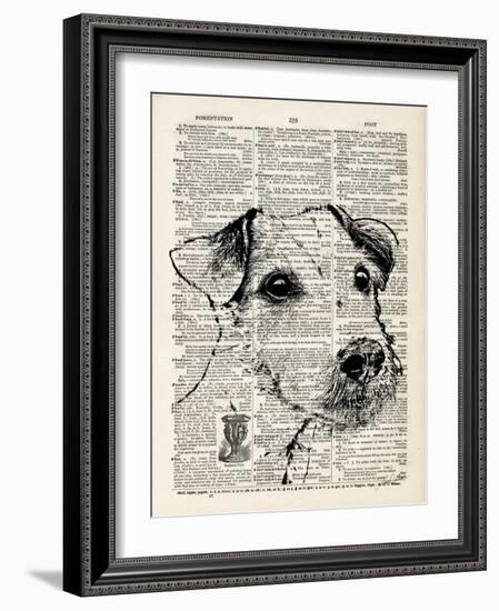 Jack Russel-Tina Carlson-Framed Art Print