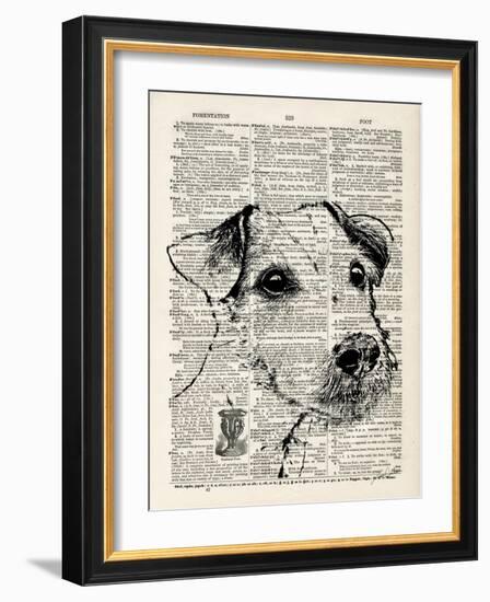 Jack Russel-Tina Carlson-Framed Art Print