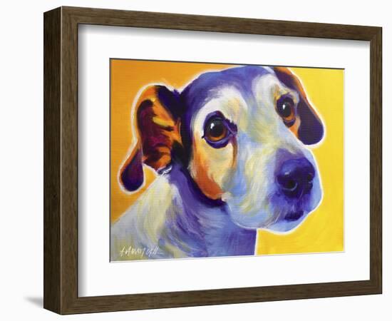 Jack Russell - Mudgee-Dawgart-Framed Giclee Print