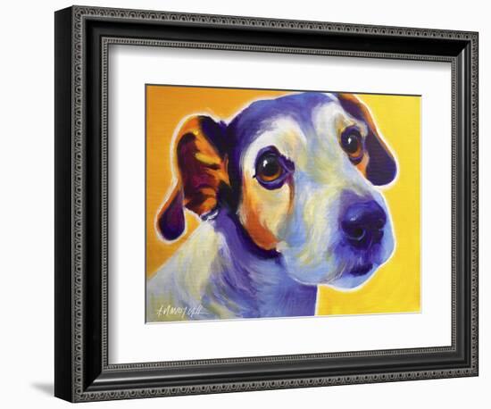 Jack Russell - Mudgee-Dawgart-Framed Giclee Print