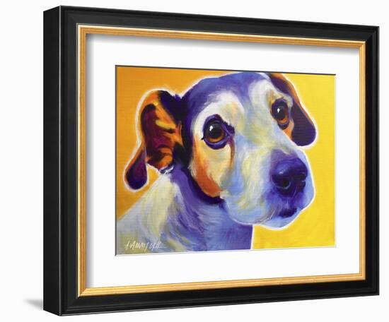 Jack Russell - Mudgee-Dawgart-Framed Giclee Print