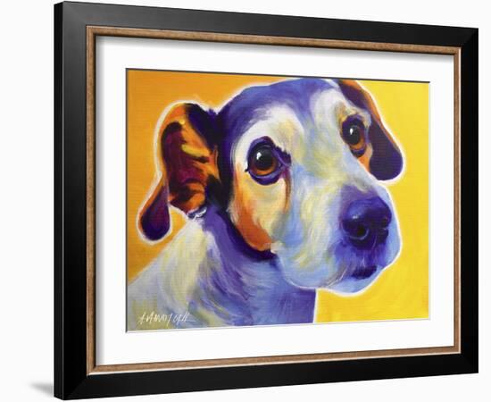 Jack Russell - Mudgee-Dawgart-Framed Giclee Print