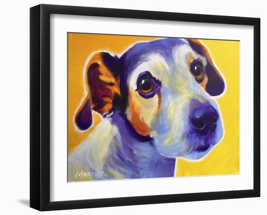 Jack Russell - Mudgee-Dawgart-Framed Giclee Print