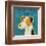 Jack Russell Terrier (square)-John W^ Golden-Framed Art Print