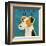 Jack Russell Terrier (square)-John W^ Golden-Framed Art Print