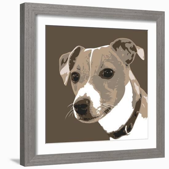 Jack Russell-Emily Burrowes-Framed Giclee Print