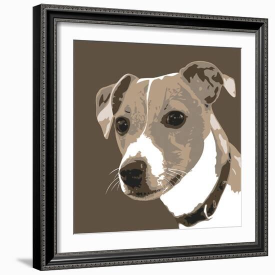 Jack Russell-Emily Burrowes-Framed Giclee Print