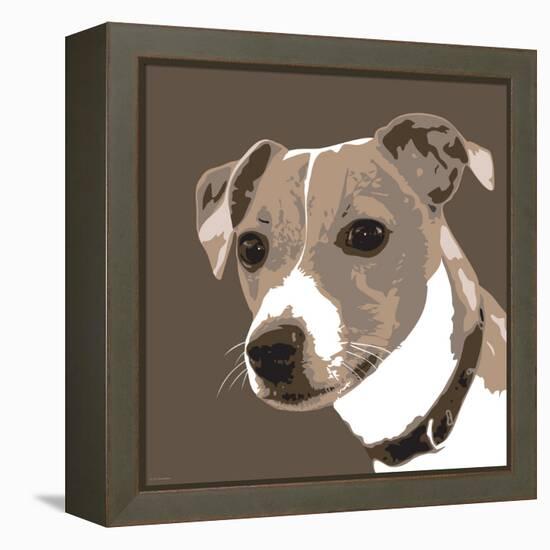 Jack Russell-Emily Burrowes-Framed Stretched Canvas