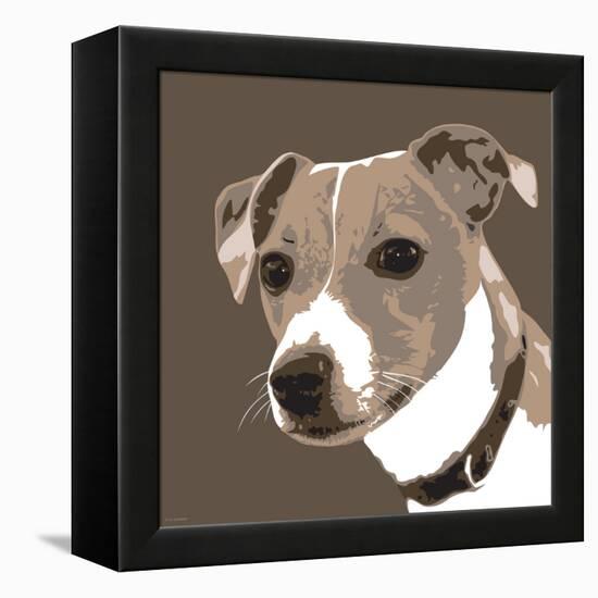 Jack Russell-Emily Burrowes-Framed Stretched Canvas