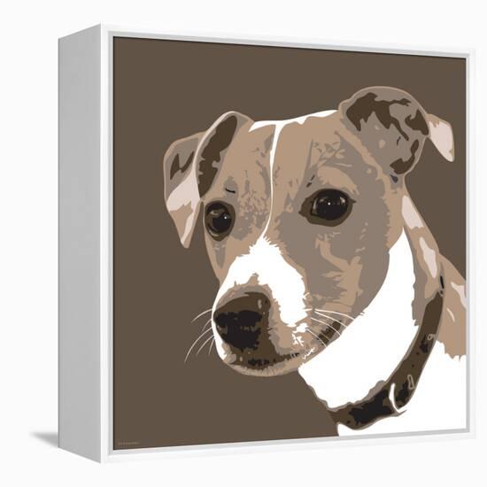 Jack Russell-Emily Burrowes-Framed Stretched Canvas