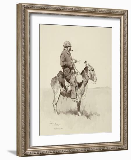 Jack's Man William, A Modern Sancho Panza-Frederic Sackrider Remington-Framed Giclee Print
