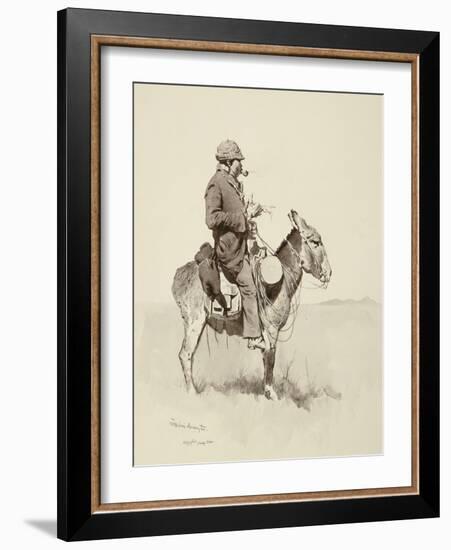 Jack's Man William, A Modern Sancho Panza-Frederic Sackrider Remington-Framed Giclee Print