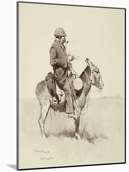 Jack's Man William, A Modern Sancho Panza-Frederic Sackrider Remington-Mounted Giclee Print