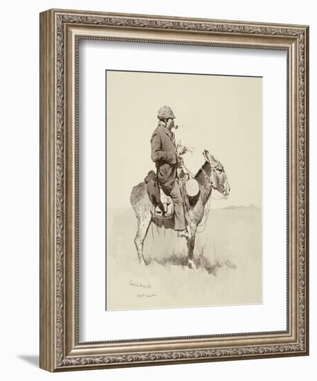 Jack's Man William, A Modern Sancho Panza-Frederic Sackrider Remington-Framed Giclee Print