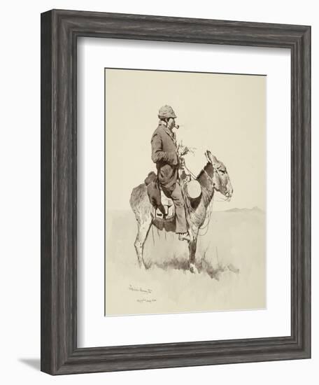 Jack's Man William, A Modern Sancho Panza-Frederic Sackrider Remington-Framed Giclee Print