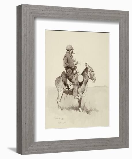 Jack's Man William, A Modern Sancho Panza-Frederic Sackrider Remington-Framed Giclee Print