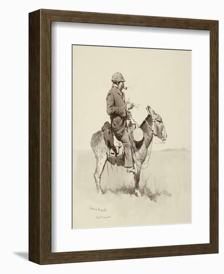 Jack's Man William, A Modern Sancho Panza-Frederic Sackrider Remington-Framed Giclee Print