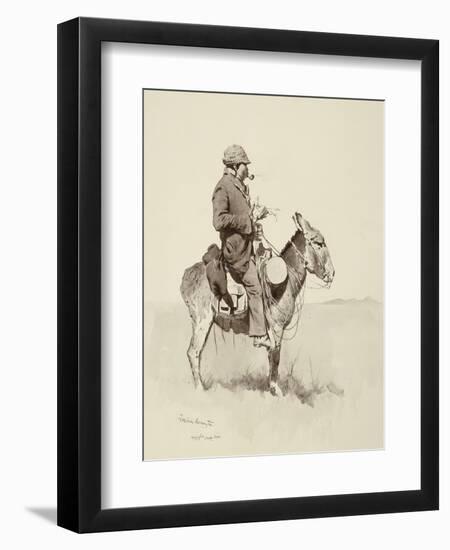 Jack's Man William, A Modern Sancho Panza-Frederic Sackrider Remington-Framed Giclee Print